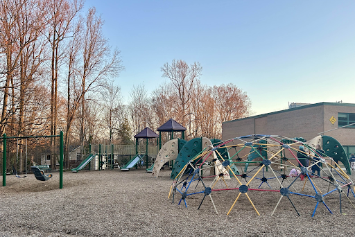 A playground at Canterbury Woods Elementary School.
